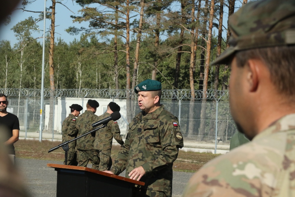 3rd Infantry Division attends Ribbon-Cutting Ceremony in Poland