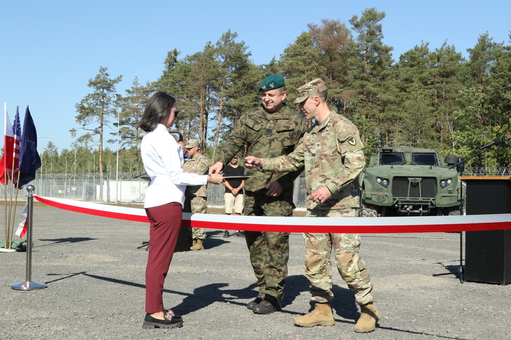 3rd Infantry Division attends Ribbon-Cutting Ceremony in Poland