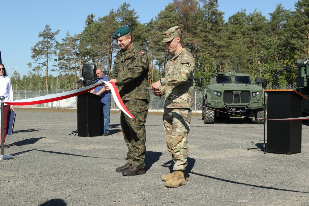 3rd Infantry Division attends Ribbon-Cutting Ceremony in Poland