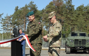 3rd Infantry Division attends Ribbon-Cutting Ceremony in Poland