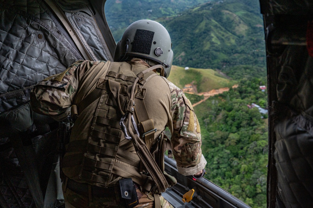 JTF-Bravo Soldiers, Airmen respond to crashed Panamanian aeronaval helicopter