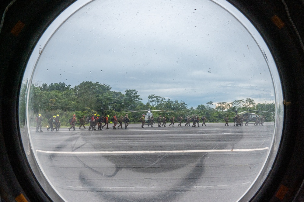 JTF-Bravo Soldiers, Airmen respond to crashed Panamanian aeronaval helicopter