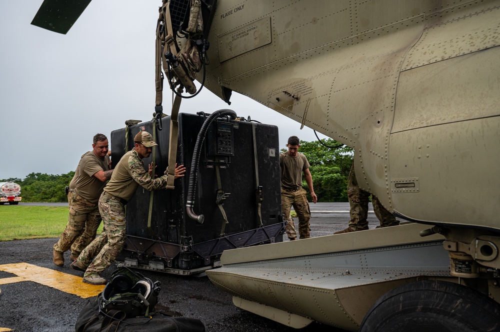 JTF-Bravo Soldiers, Airmen respond to crashed Panamanian aeronaval helicopter