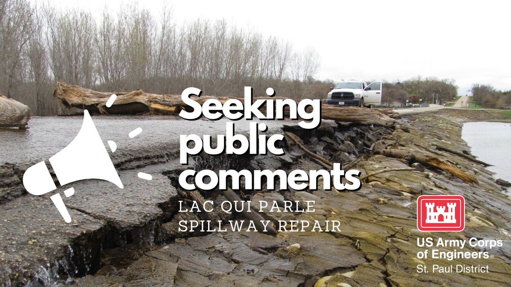 Corps seeks comments on proposed Lac qui Parle spillway repair project