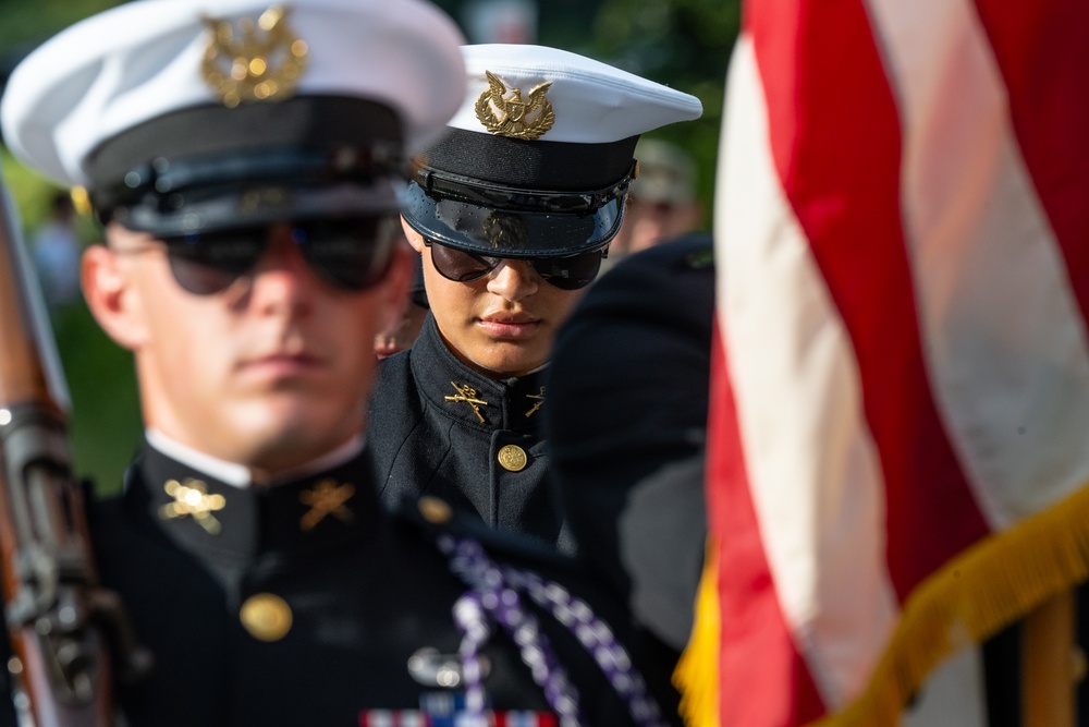 Honor guard concentration