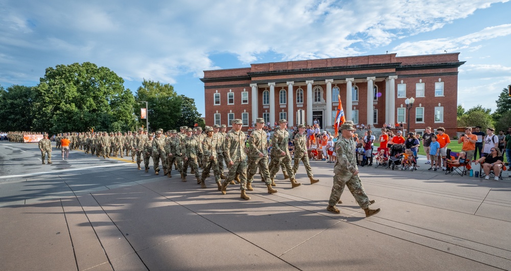 ROTC formation leads the way