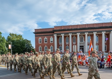 ROTC formation leads the way