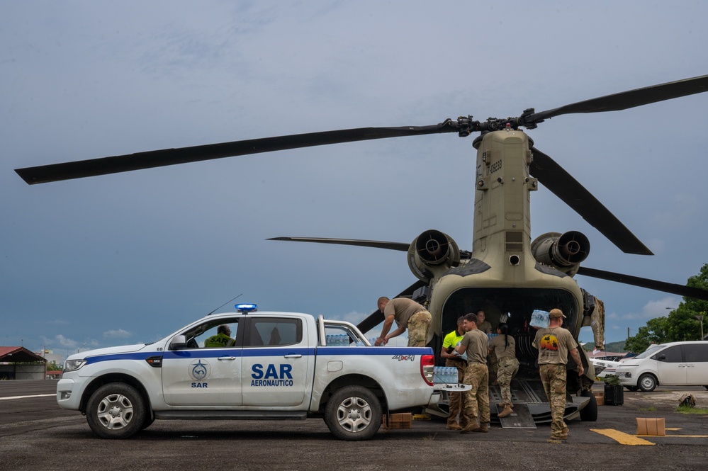 JTF-Bravo Soldiers, Airmen respond to crashed Panamanian aeronaval helicopter