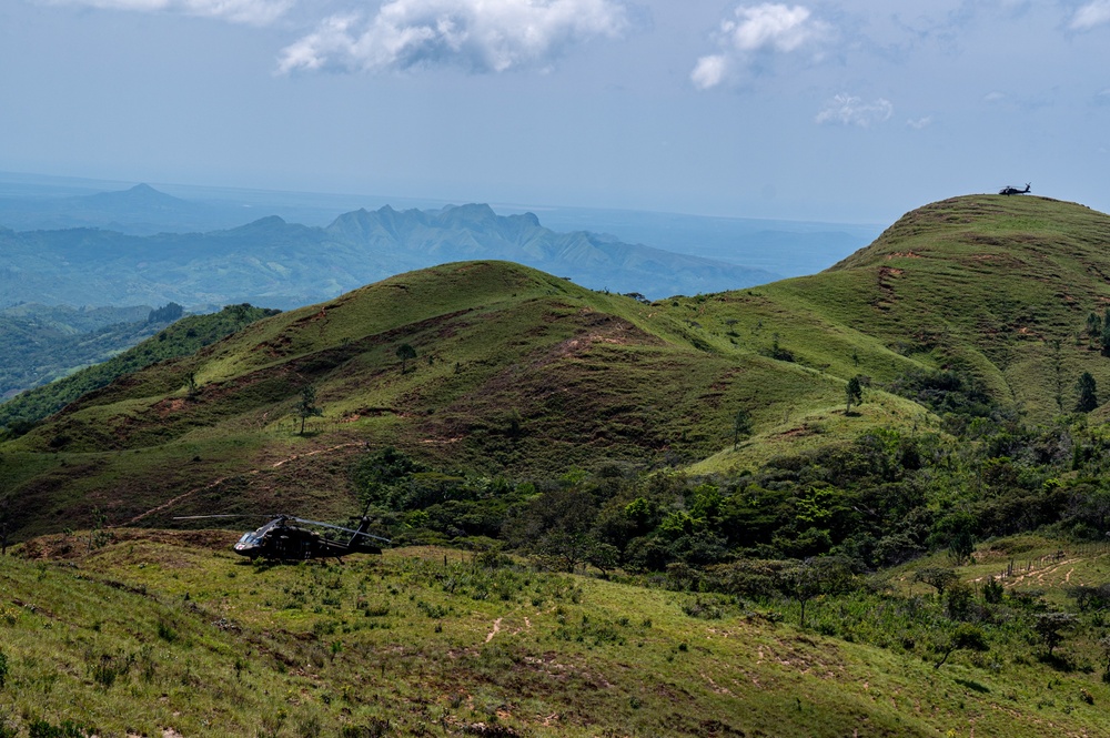 JTF-Bravo Soldiers, Airmen respond to crashed Panamanian aeronaval helicopter