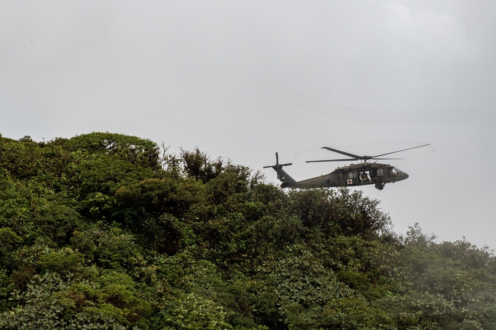 JTF-Bravo Soldiers, Airmen respond to crashed Panamanian aeronaval helicopter