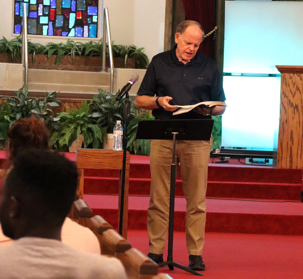 Main Post Chapel hosts devotional focused on encouragement, resiliency