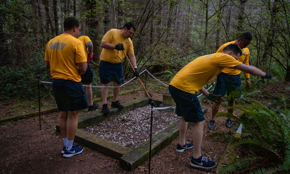 TRFB Chief Selectees Clean Gavesite