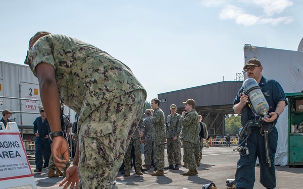 TRFB and USS Maine Sailors Train with NRNW Fire and Emergency Services