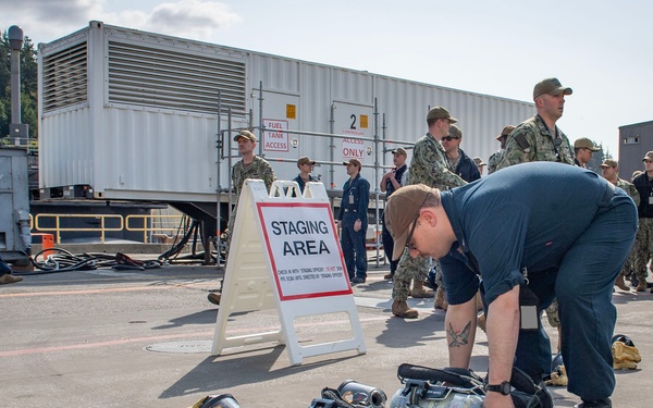 TRFB and USS Maine Sailors Train with NRNW Fire and Emergency Services