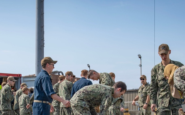 TRFB and USS Maine Sailors Train with NRNW Fire and Emergency Services