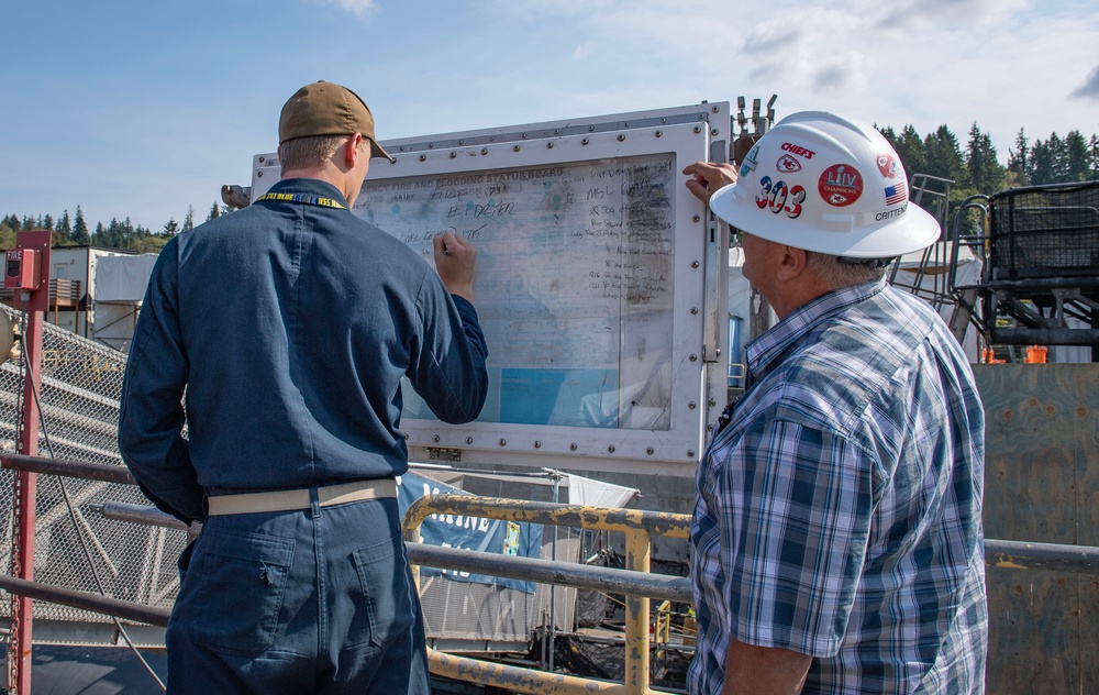 TRFB and USS Maine Sailors Train with NRNW Fire and Emergency Services