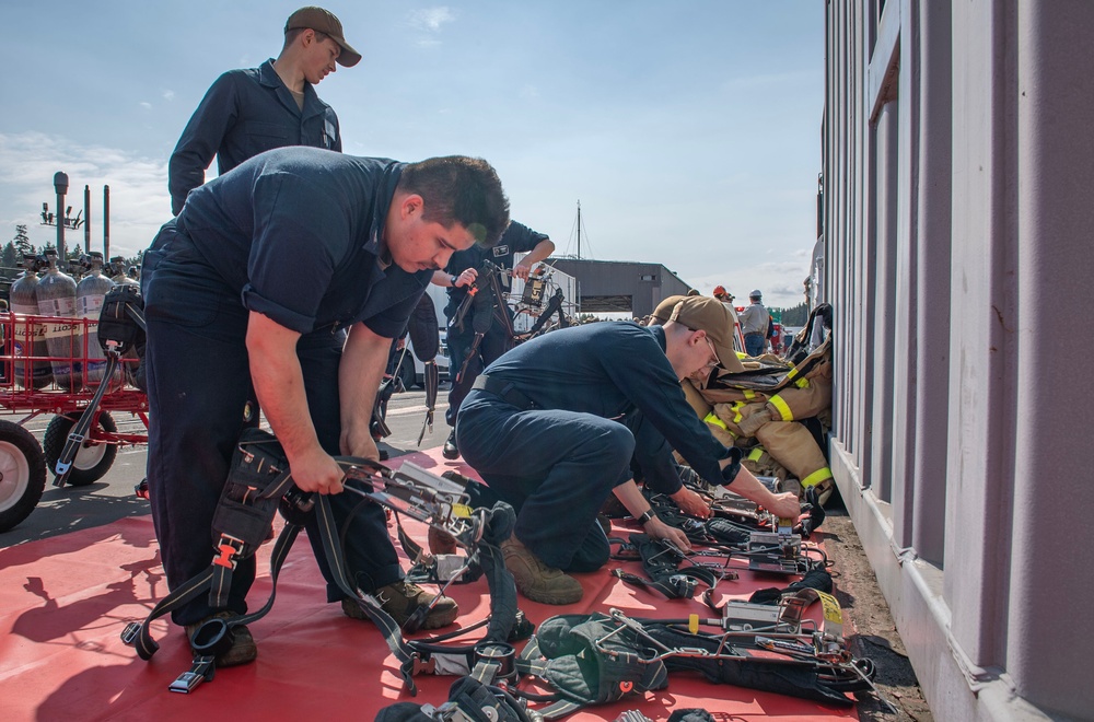 TRFB and USS Maine Sailors Train with NRNW Fire and Emergency Services