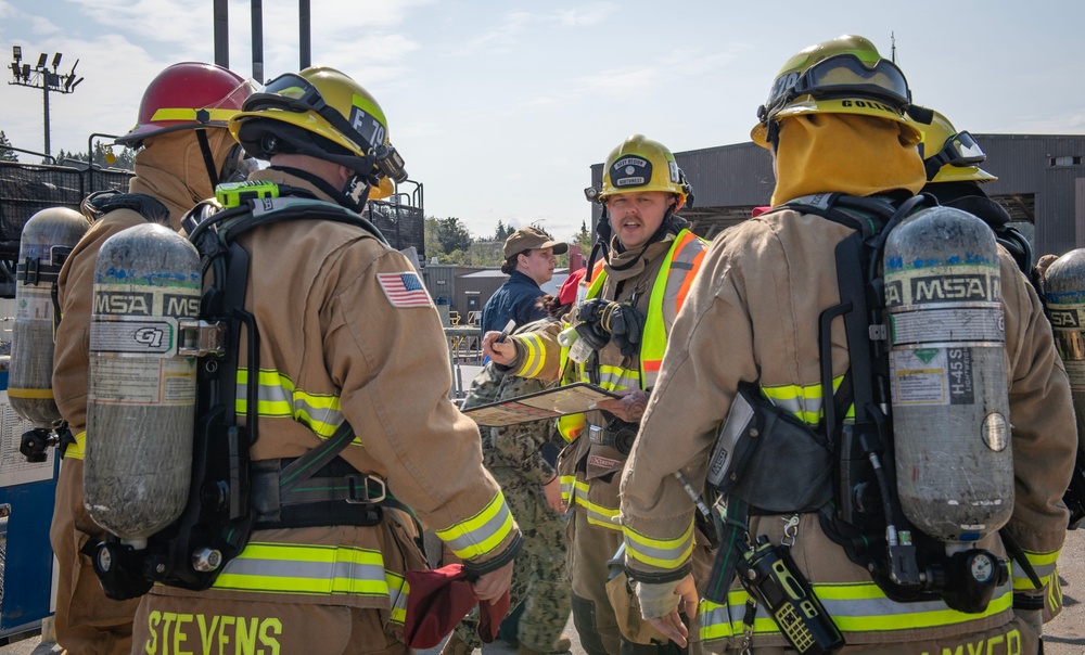 TRFB and USS Maine Sailors Train with NRNW Fire and Emergency Services