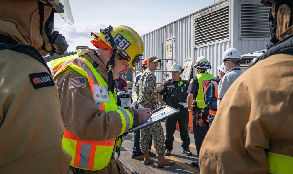 TRFB and USS Maine Sailors Train with NRNW Fire and Emergency Services