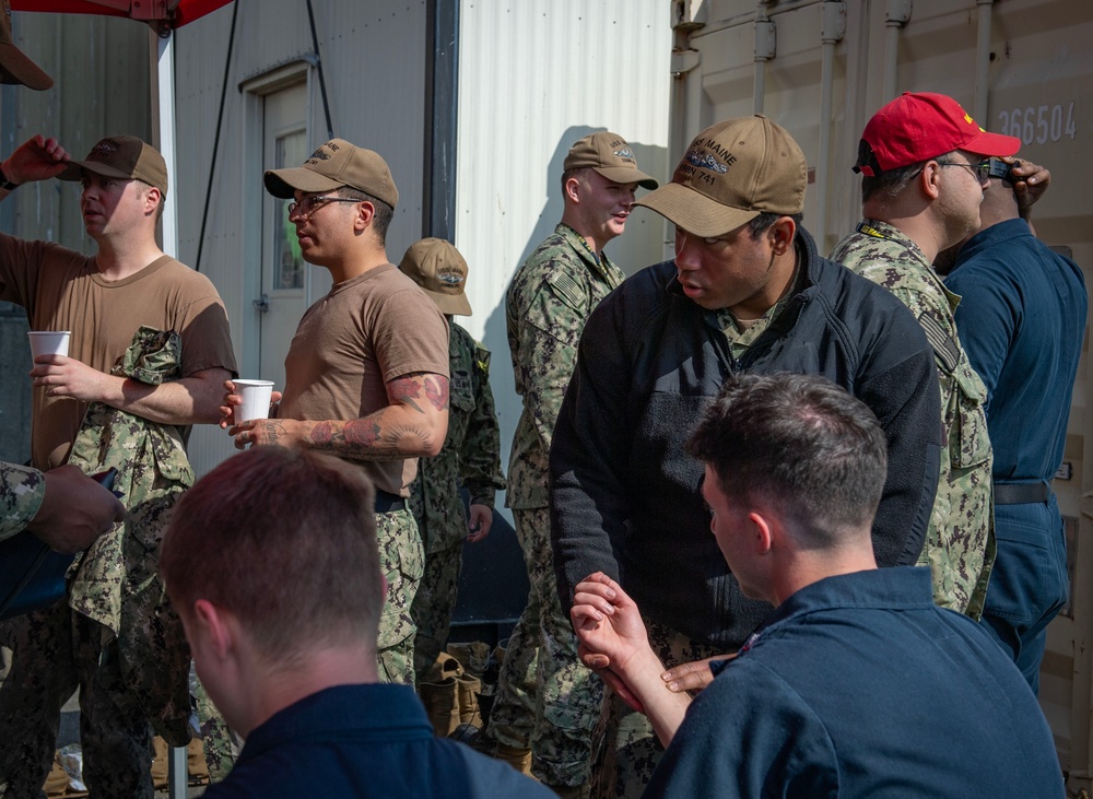 TRFB and USS Maine Sailors Train with NRNW Fire and Emergency Services