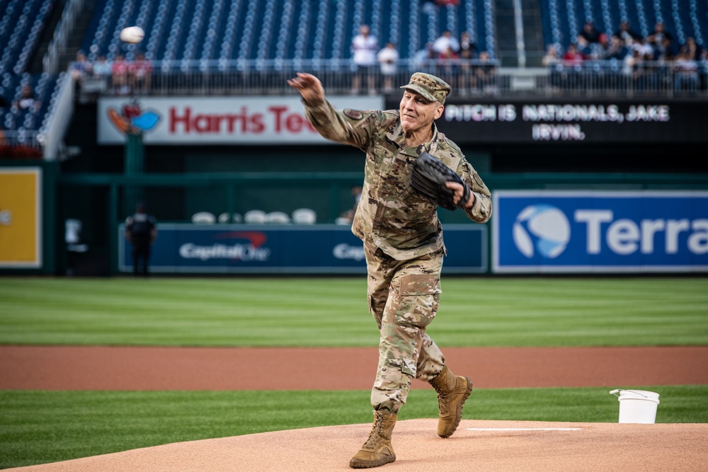 VCSAF leads Air Force Night at Nationals Park, Washington D.C.