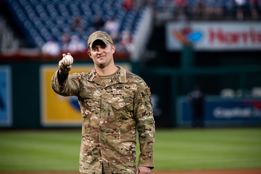 VCSAF leads Air Force Night at Nationals Park, Washington D.C.