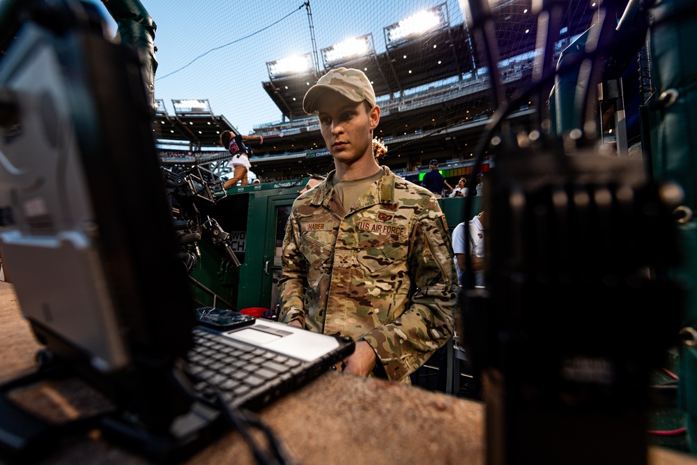 VCSAF leads Air Force Night at Nationals Park, Washington D.C.