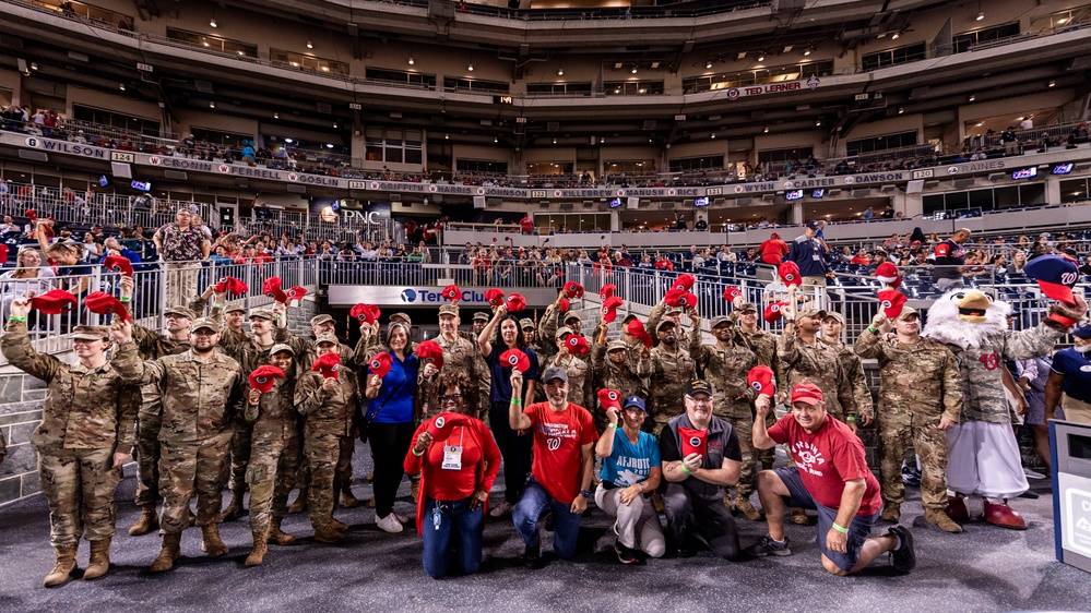 VCSAF leads Air Force Night at Nationals Park, Washington D.C.