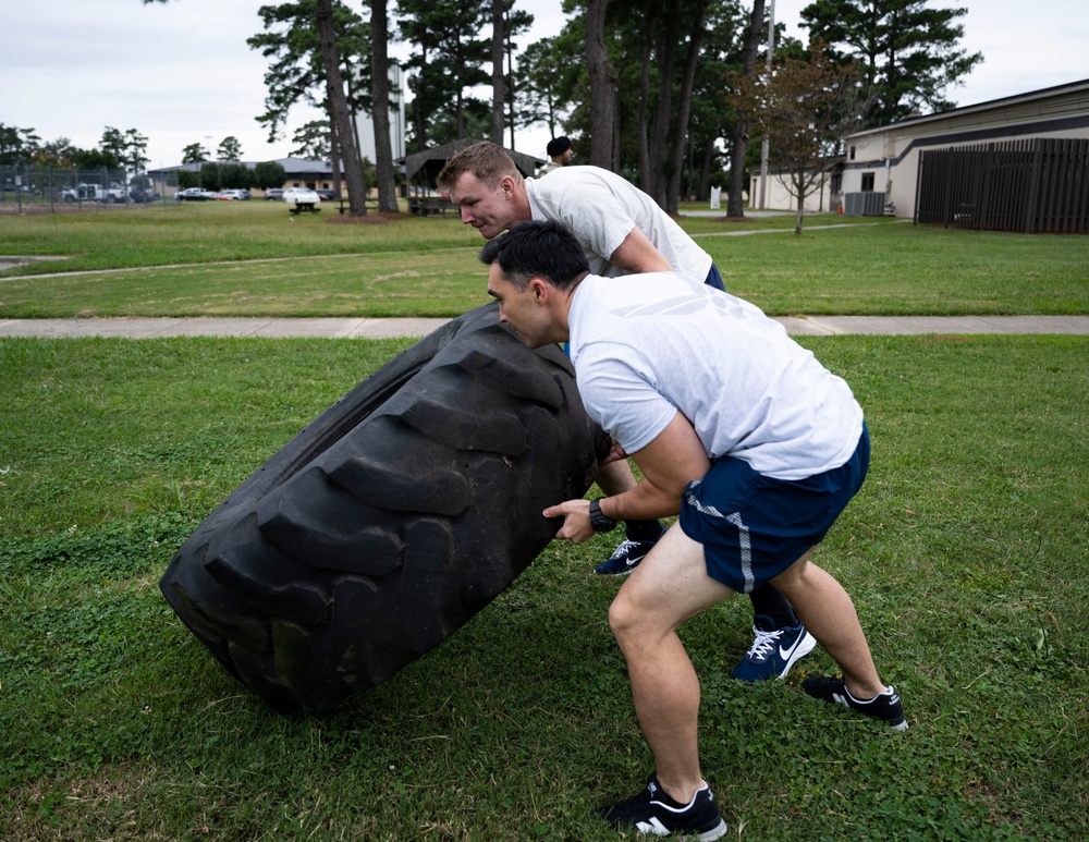 4 FW Airmen participate in battle of the badges