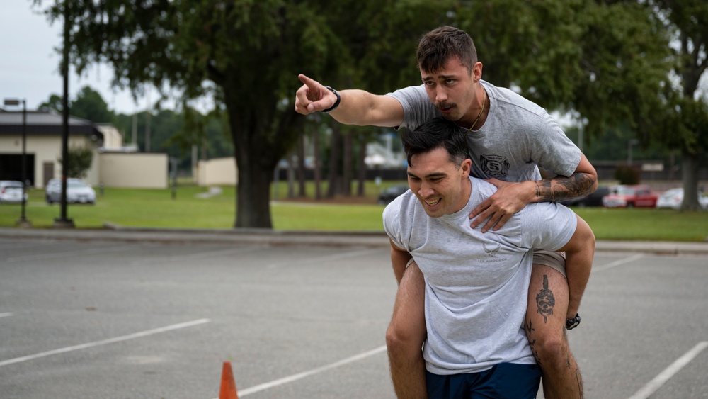 4 FW Airmen participate in battle of the badges