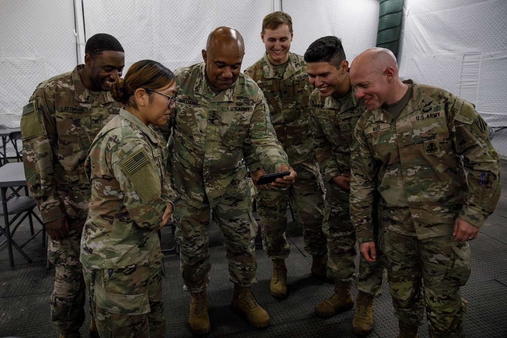 U.S. Army Europe and Africa commander visits Task Force Marne at Camp Adazi, Latvia