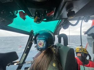 Coast Guard rescues 6 aboard flooding boat 30 miles offshore