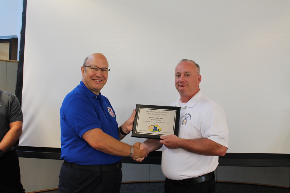 Arnold Community Council recognizes service of Arnold AFB first responders