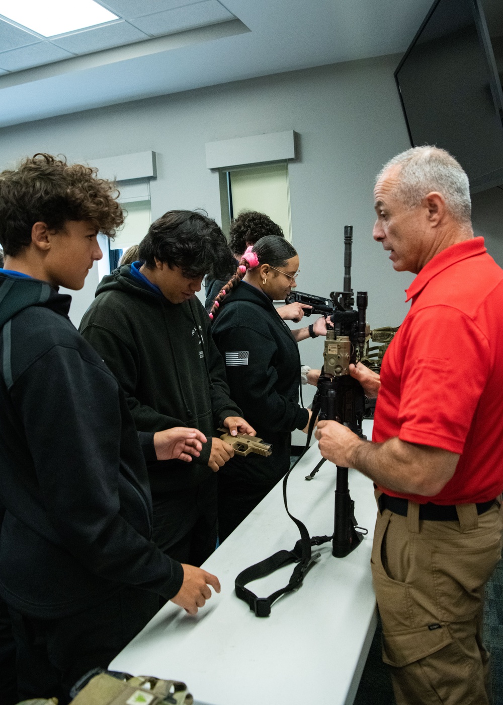 104th Fighter Wing welcomes local high school students