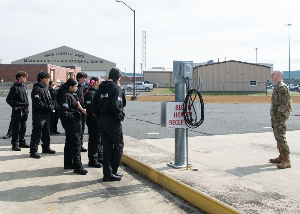 104th Fighter Wing welcomes local high school students