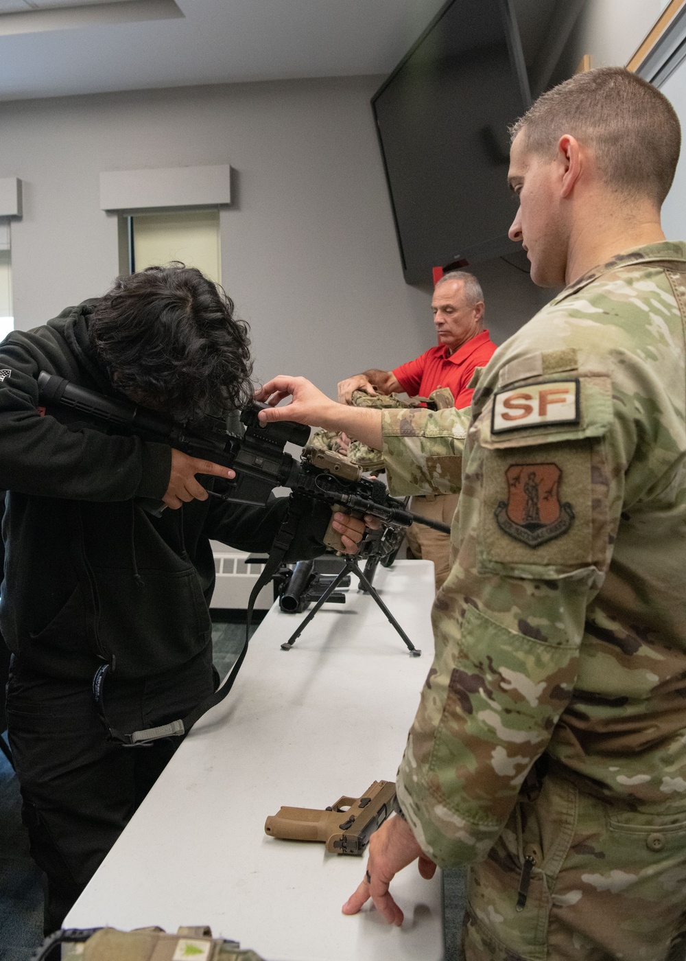 104th Fighter Wing welcomes local high school students