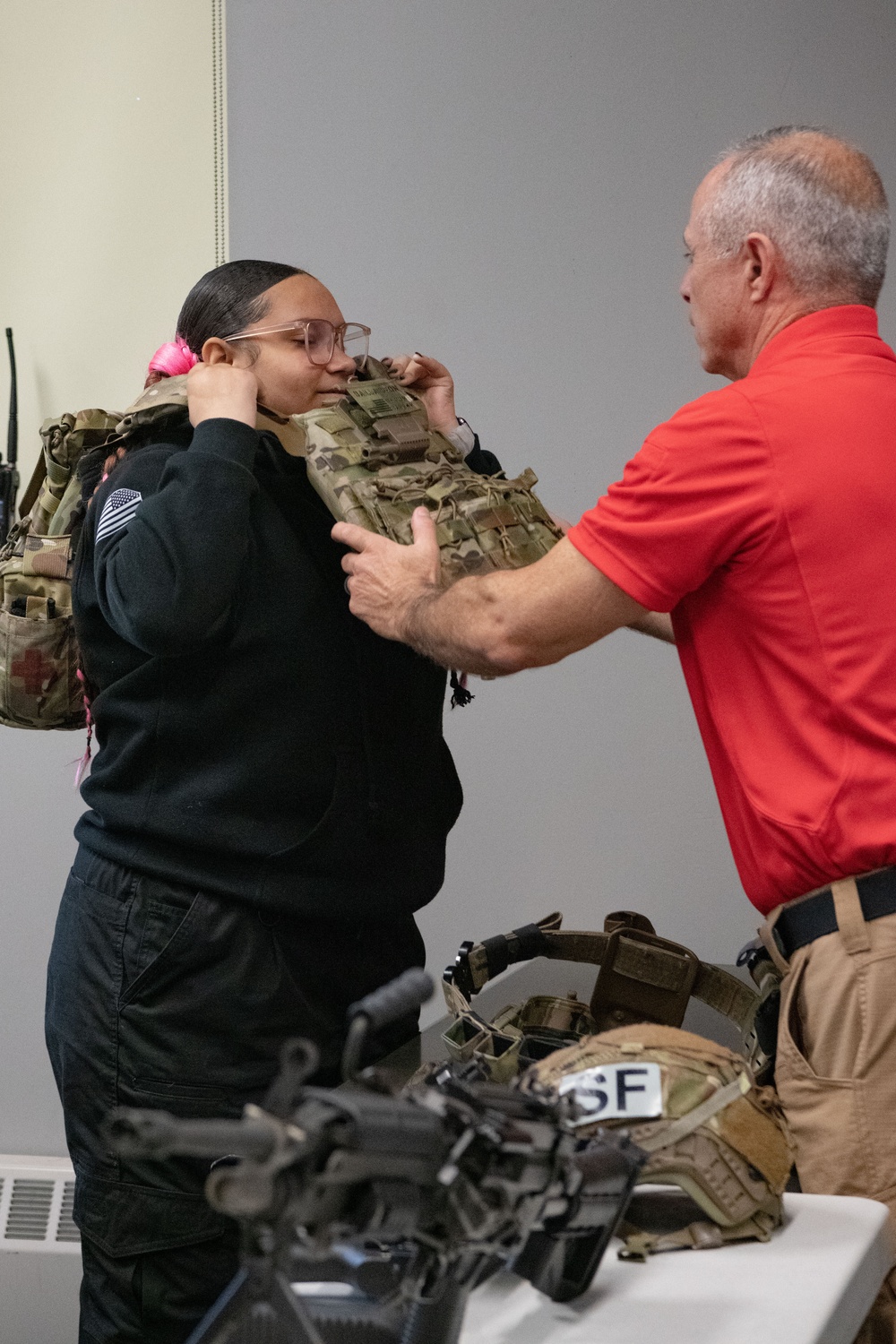 104th Fighter Wing Welcomes local high school students