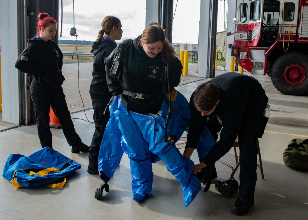 104th Fighter Wing Welcomes local high school students