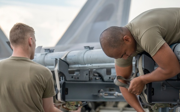 3rd Wing participates in William Tell 2023 F-22A Raptor weapons load competition