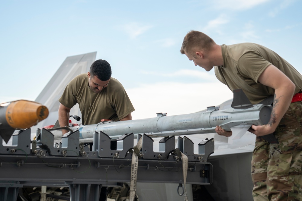 3rd Wing participates in William Tell 2023 F-22A Raptor weapons load competition