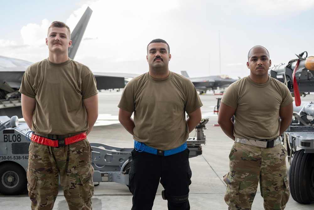3rd Wing participates in William Tell 2023 F-22A Raptor weapons load competition