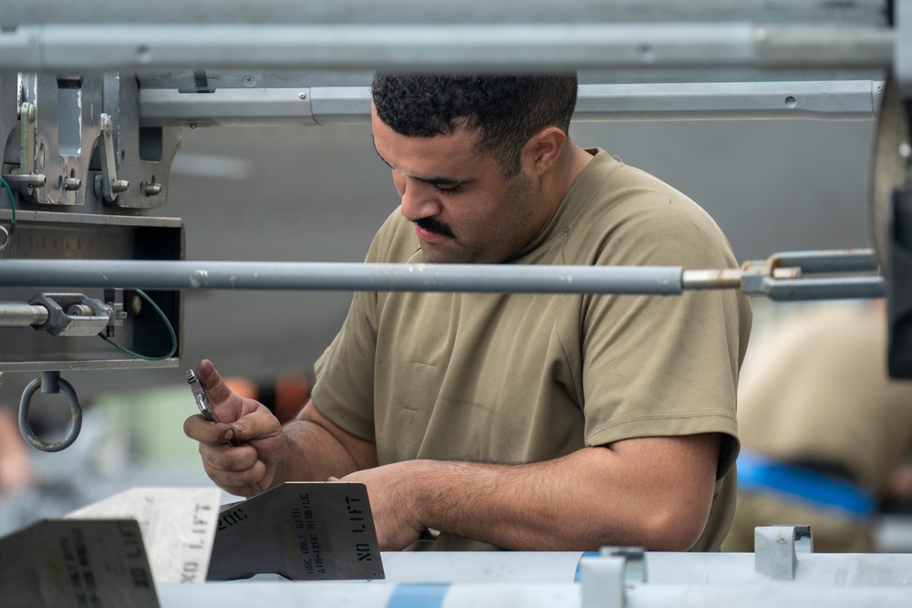 3rd Wing participates in William Tell 2023 F-22A Raptor weapons load competition