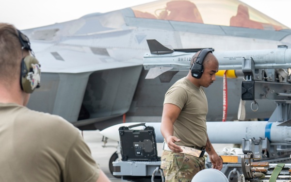 3rd Wing participates in William Tell 2023 F-22A Raptor weapons load competition