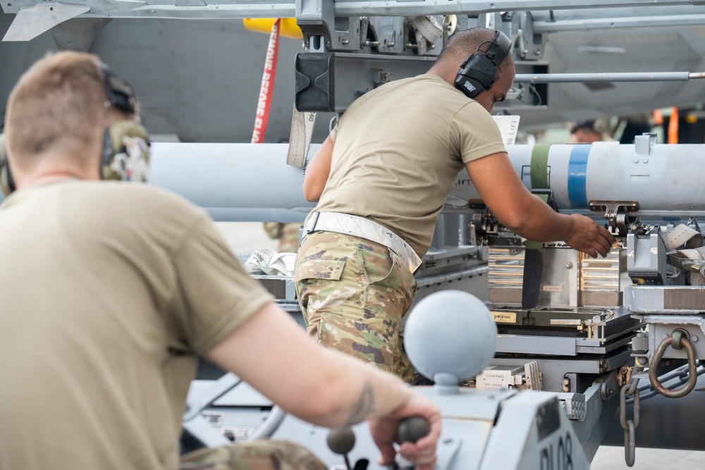 3rd Wing participates in William Tell 2023 F-22A Raptor weapons load competition