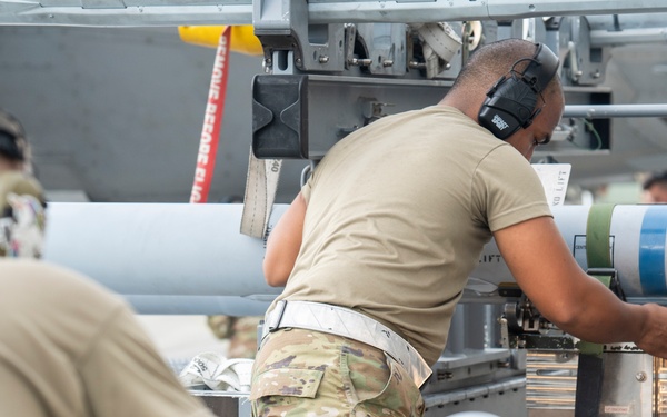 3rd Wing participates in William Tell 2023 F-22A Raptor weapons load competition