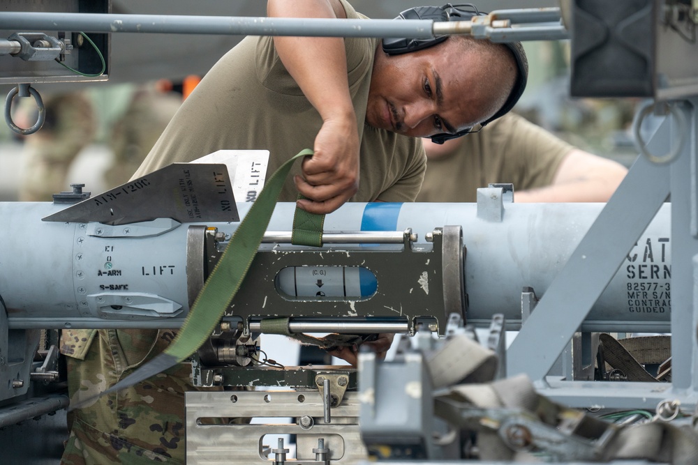 3rd Wing participates in William Tell 2023 F-22A Raptor weapons load competition