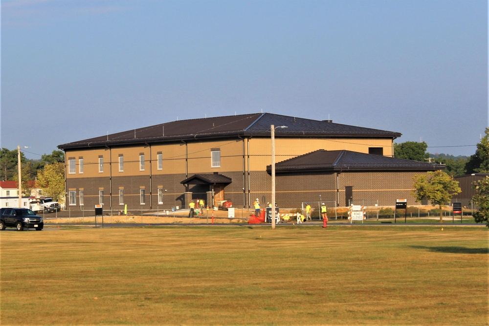 September 2023 construction operations of $11.96 million transient training brigade headquarters at Fort McCoy