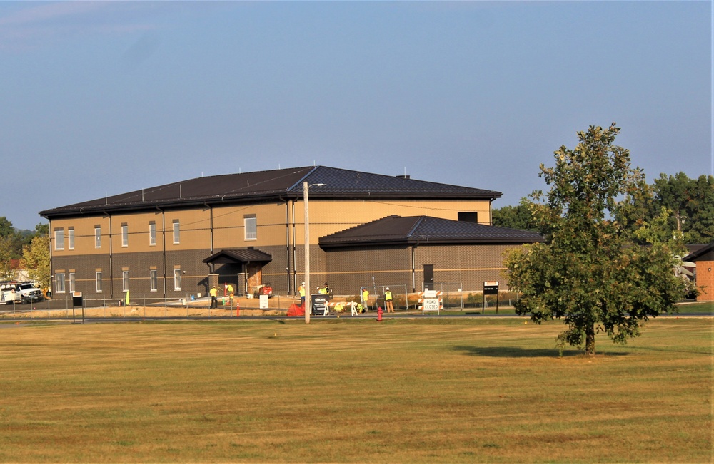 September 2023 construction operations of $11.96 million transient training brigade headquarters at Fort McCoy