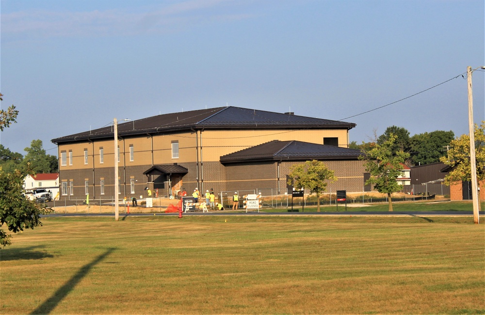 September 2023 construction operations of $11.96 million transient training brigade headquarters at Fort McCoy