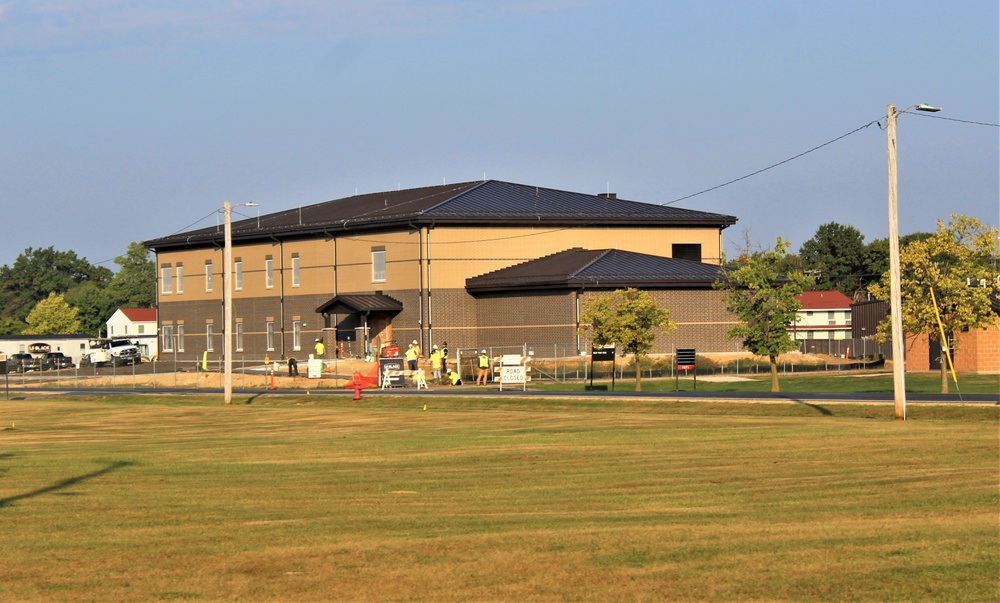 September 2023 construction operations of $11.96 million transient training brigade headquarters at Fort McCoy